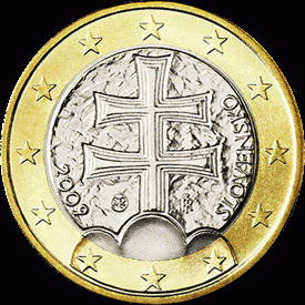 1 Euro UNC Slowakije